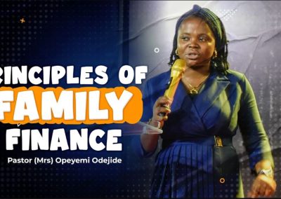 Principles of Family Finance